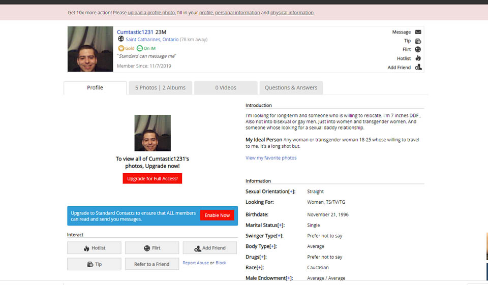 Eine einfache Möglichkeit, Ihr Dating-Profil einzurichten